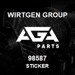 98587 Wirtgen Group STICKER | AGA Parts