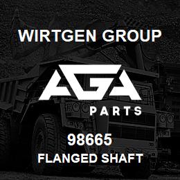 98665 Wirtgen Group FLANGED SHAFT | AGA Parts