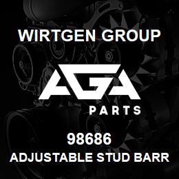 98686 Wirtgen Group ADJUSTABLE STUD BARREL TEE | AGA Parts