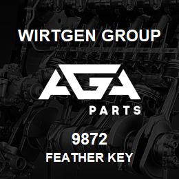 9872 Wirtgen Group FEATHER KEY | AGA Parts