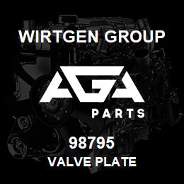 98795 Wirtgen Group VALVE PLATE | AGA Parts
