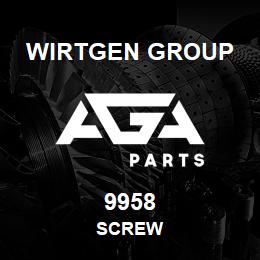 9958 Wirtgen Group SCREW | AGA Parts