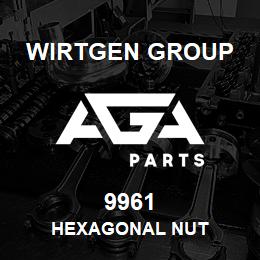 9961 Wirtgen Group HEXAGONAL NUT | AGA Parts