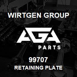 99707 Wirtgen Group RETAINING PLATE | AGA Parts