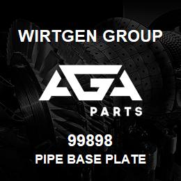 99898 Wirtgen Group PIPE BASE PLATE | AGA Parts
