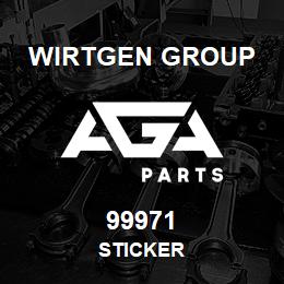 99971 Wirtgen Group STICKER | AGA Parts