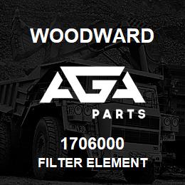 1706000 Woodward FILTER ELEMENT | AGA Parts