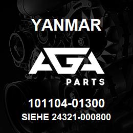 101104-01300 Yanmar siehe 24321-000800 | AGA Parts