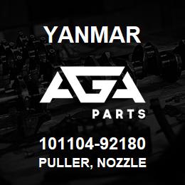 101104-92180 Yanmar PULLER, NOZZLE | AGA Parts