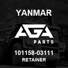 101158-03111 Yanmar retainer | AGA Parts