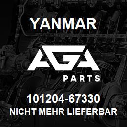 101204-67330 Yanmar nicht mehr lieferbar | AGA Parts