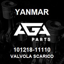 101218-11110 Yanmar VALVOLA SCARICO | AGA Parts