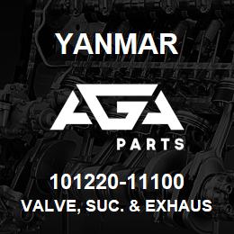 101220-11100 Yanmar valve, suc. & exhaust | AGA Parts