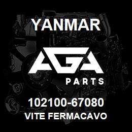 102100-67080 Yanmar VITE FERMACAVO | AGA Parts