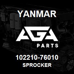 102210-76010 Yanmar sprocker | AGA Parts