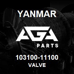 103100-11100 Yanmar VALVE | AGA Parts