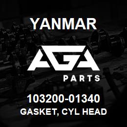 103200-01340 Yanmar GASKET, CYL HEAD | AGA Parts