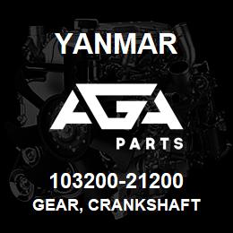 103200-21200 Yanmar GEAR, CRANKSHAFT | AGA Parts