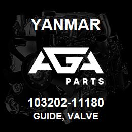 103202-11180 Yanmar GUIDE, VALVE | AGA Parts