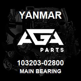 103203-02800 Yanmar main bearing | AGA Parts
