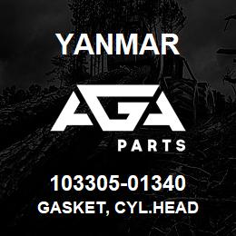 103305-01340 Yanmar GASKET, CYL.HEAD | AGA Parts