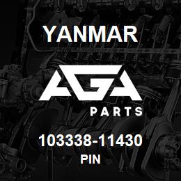 103338-11430 Yanmar PIN | AGA Parts
