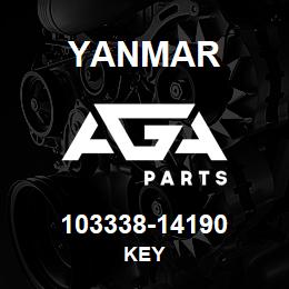 103338-14190 Yanmar key | AGA Parts