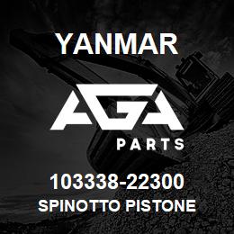 103338-22300 Yanmar SPINOTTO PISTONE | AGA Parts