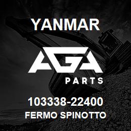 103338-22400 Yanmar FERMO SPINOTTO | AGA Parts