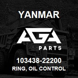 103438-22200 Yanmar RING, OIL CONTROL | AGA Parts