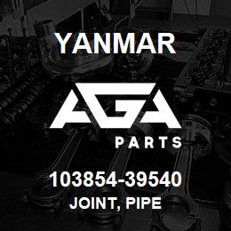 103854-39540 Yanmar joint, pipe | AGA Parts