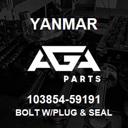 103854-59191 Yanmar BOLT W/PLUG & SEAL | AGA Parts