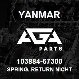 103884-67300 Yanmar spring, return nicht lieferbar | AGA Parts