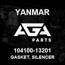 104100-13201 Yanmar GASKET, SILENCER | AGA Parts