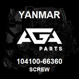 104100-66360 Yanmar screw | AGA Parts