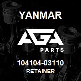 104104-03110 Yanmar retainer | AGA Parts