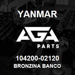 104200-02120 Yanmar BRONZINA BANCO | AGA Parts