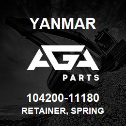 104200-11180 Yanmar RETAINER, SPRING | AGA Parts