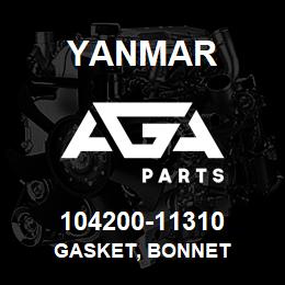 104200-11310 Yanmar gasket, bonnet | AGA Parts
