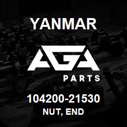 104200-21530 Yanmar NUT, END | AGA Parts