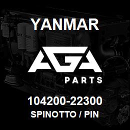 104200-22300 Yanmar SPINOTTO / PIN | AGA Parts