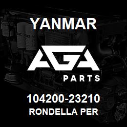 104200-23210 Yanmar RONDELLA PER | AGA Parts