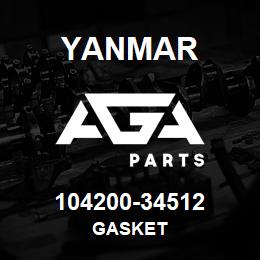 104200-34512 Yanmar GASKET | AGA Parts
