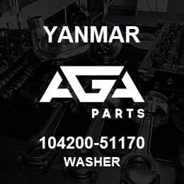104200-51170 Yanmar washer | AGA Parts