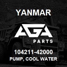 104211-42000 Yanmar pump, cool water | AGA Parts