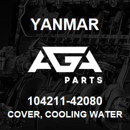 104211-42080 Yanmar cover, cooling water | AGA Parts