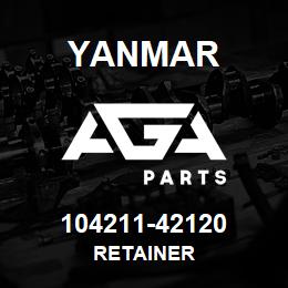 104211-42120 Yanmar retainer | AGA Parts