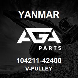104211-42400 Yanmar v-pulley | AGA Parts