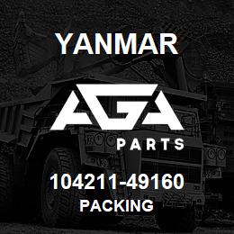104211-49160 Yanmar PACKING | AGA Parts