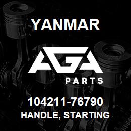 104211-76790 Yanmar handle, starting | AGA Parts